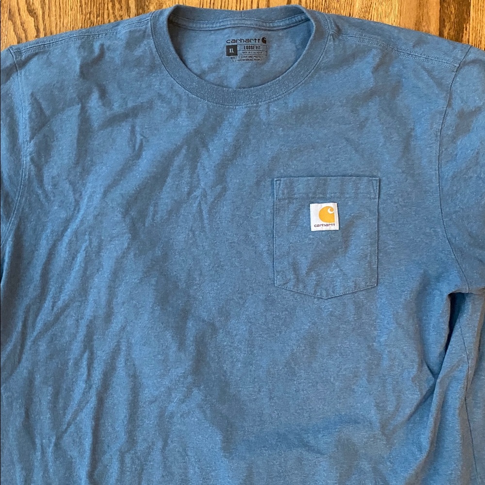 Carhartt t- shirt bundle (2) shirts shirt sleeves relaxed fit loose fit XL - Picture 4 of 10